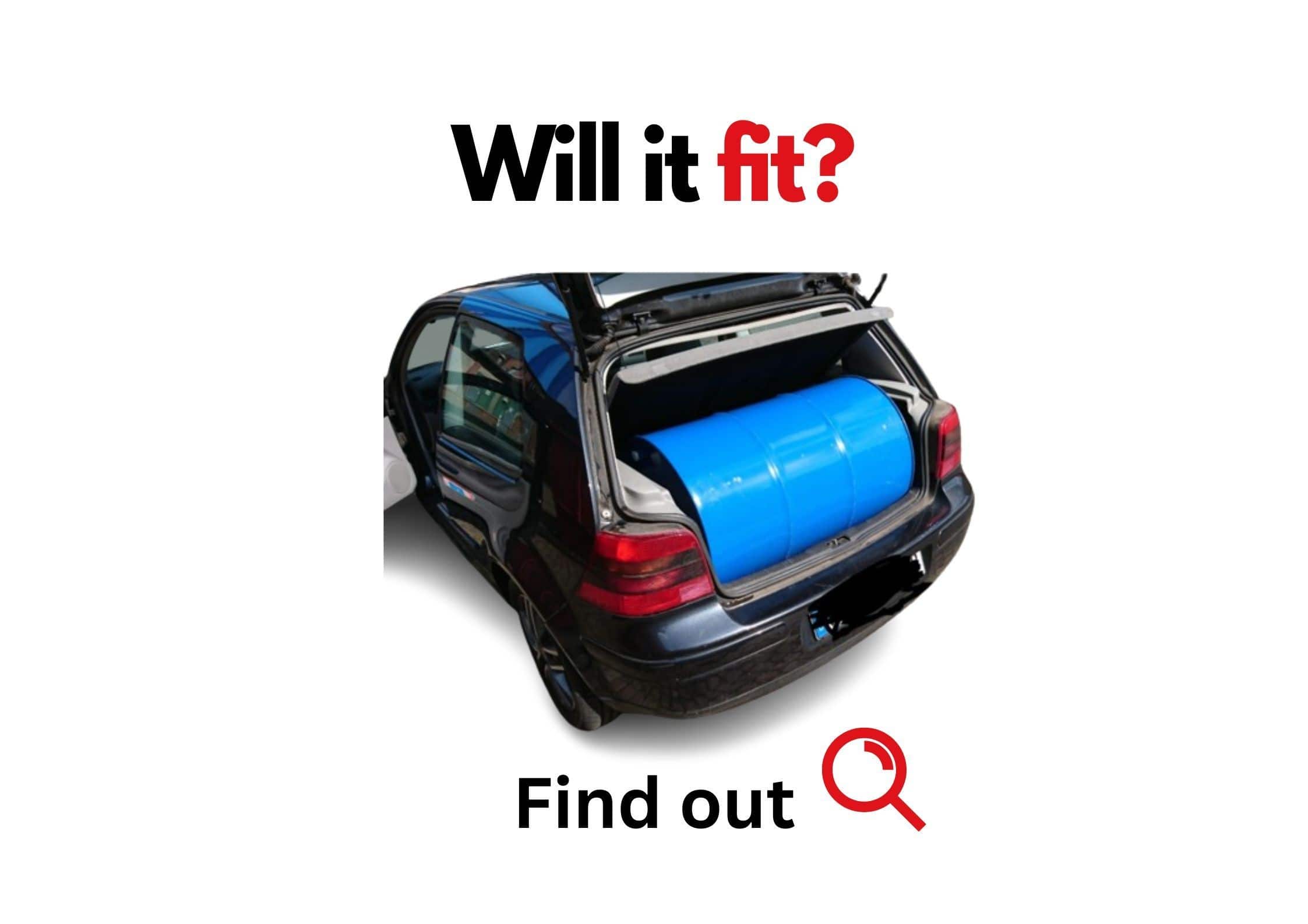 Check if drums will fit in your car