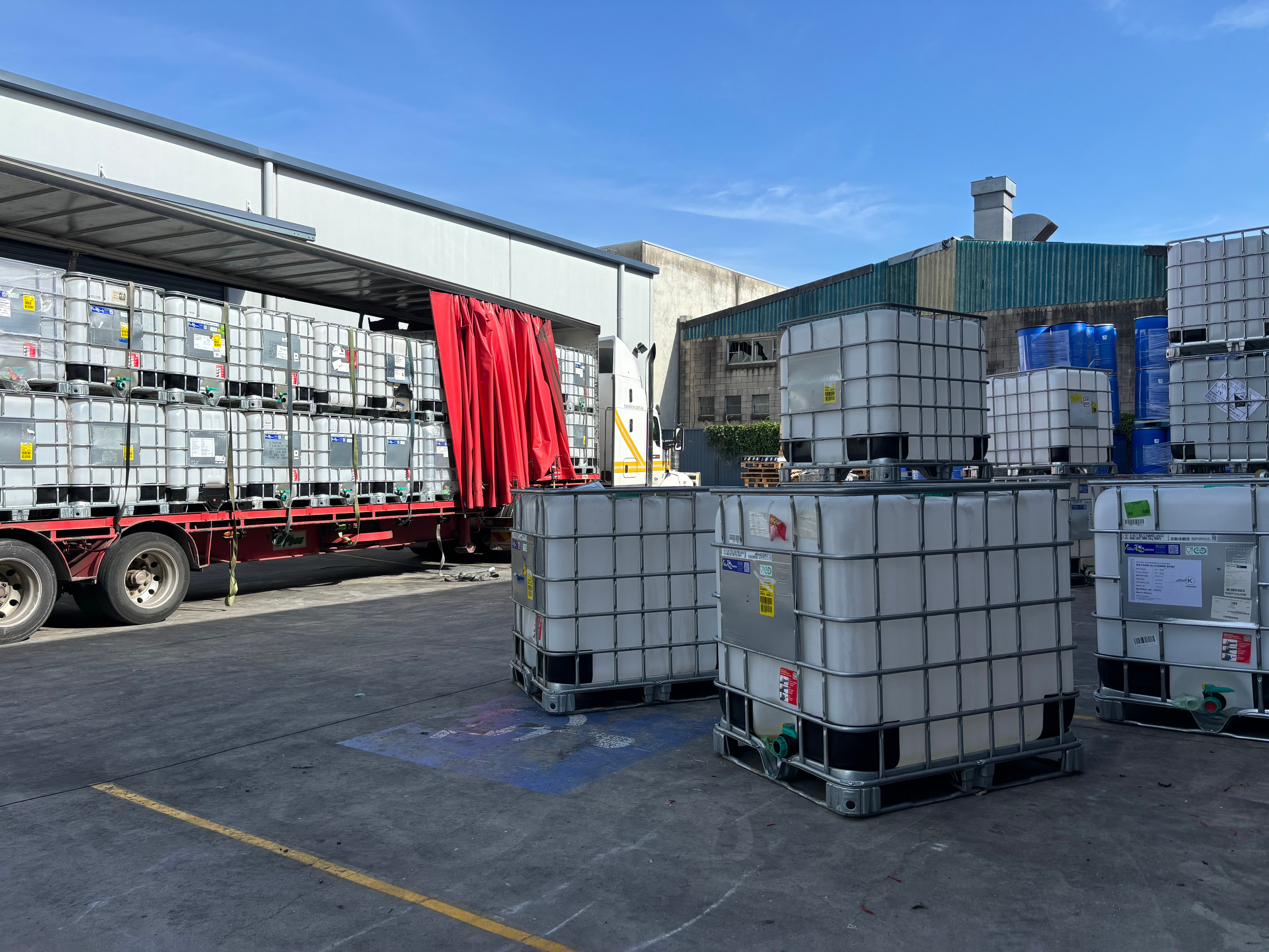 Interstate delivery of IBC tanks