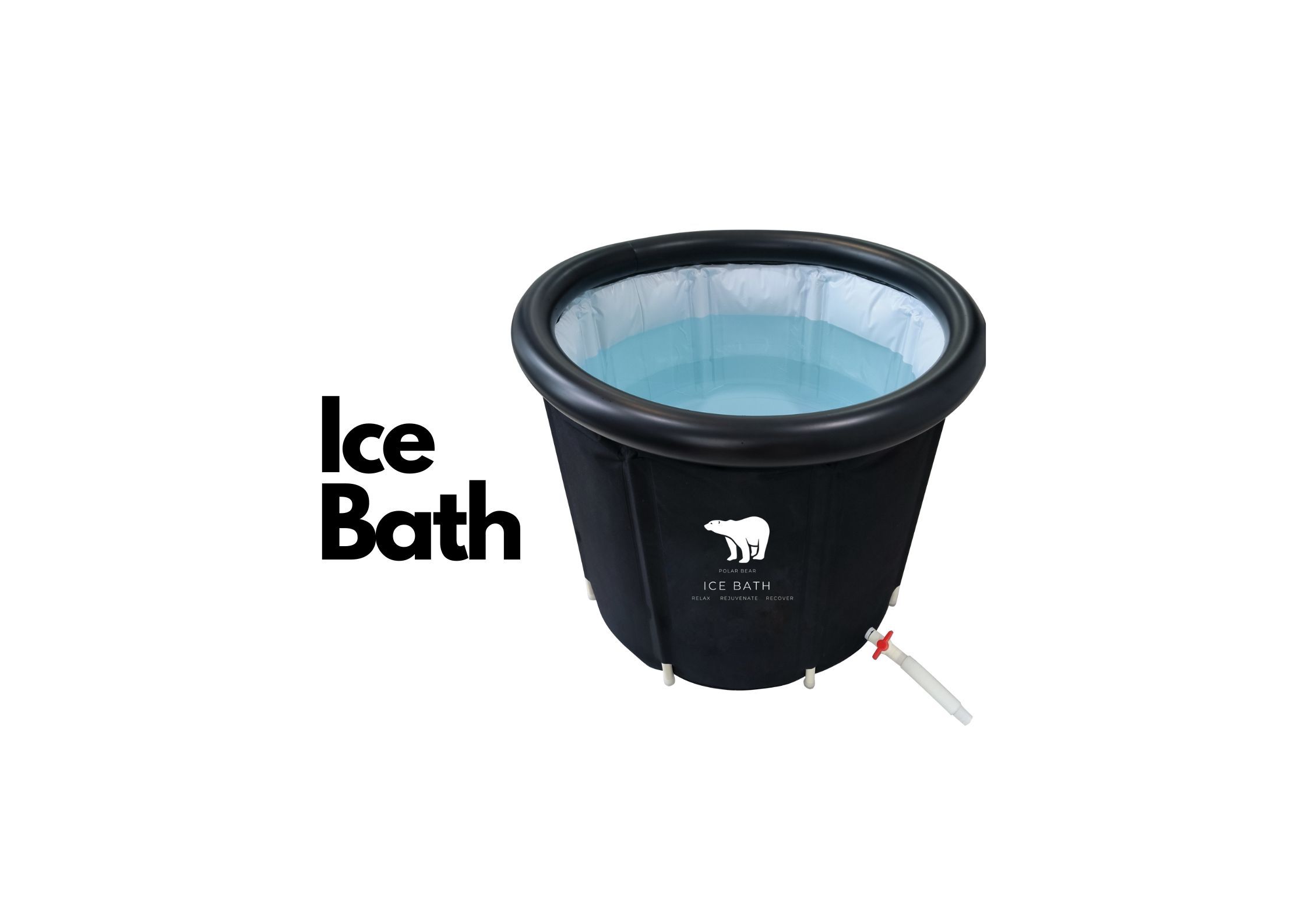 Portable ice bath for adults