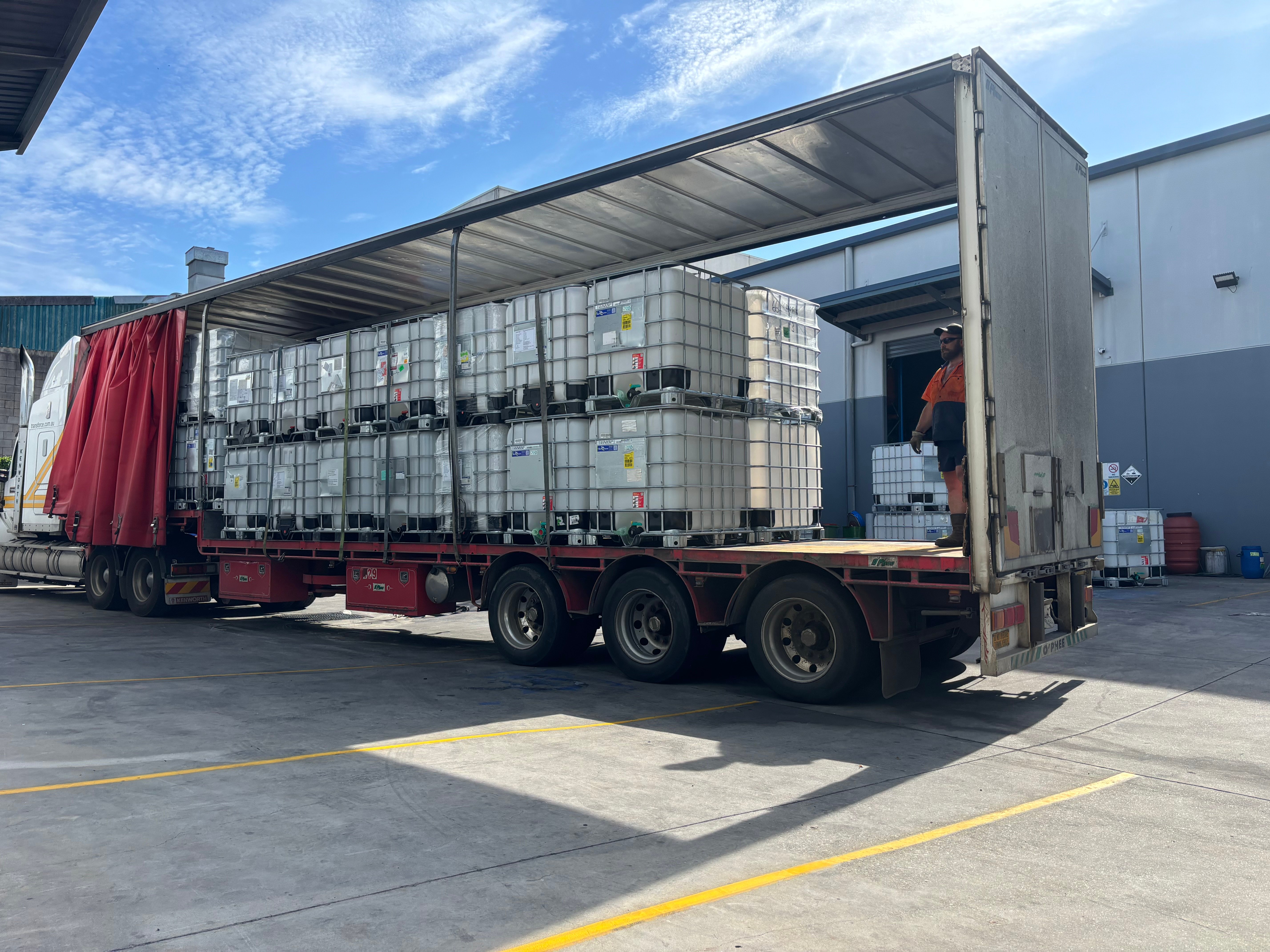 IBC will be used for bulk storage and refill.