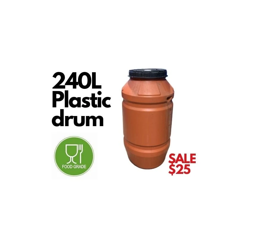240L plastic barrels, olive barrels suitable for rainwater storage, garden use, storage and manufacturing transport.